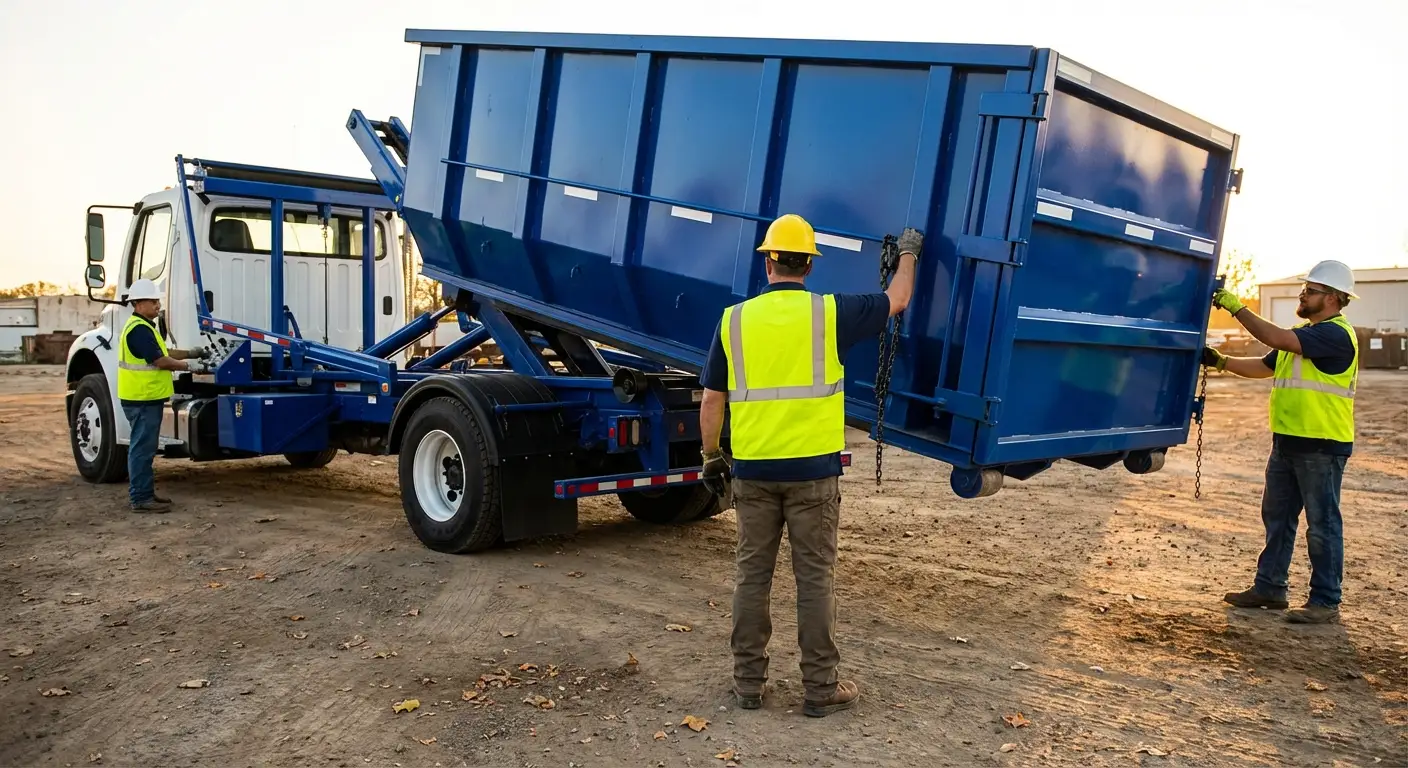 Commercial debris containment dumpster in Niceville, FL