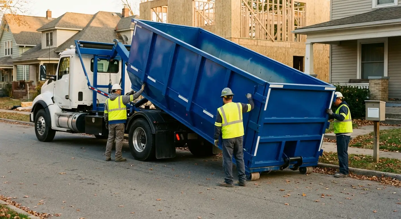 Construction dumpster delivery and waste management in Niceville