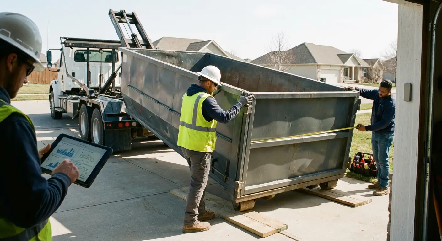 Roll-off dumpster dimensions and capacity guide in Niceville, FL